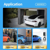 PRTDT OEM ODM Electric Car Solar EV Charger Type 2 AC Wall Box Home EV Charging Station with Display