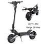 OOTD T10 900W Electric Scooter 48V 13.5AH/18AH Battery Range 28-37Miles 11" Off-Road Tires Foldable Lightweight Mobility Scooter