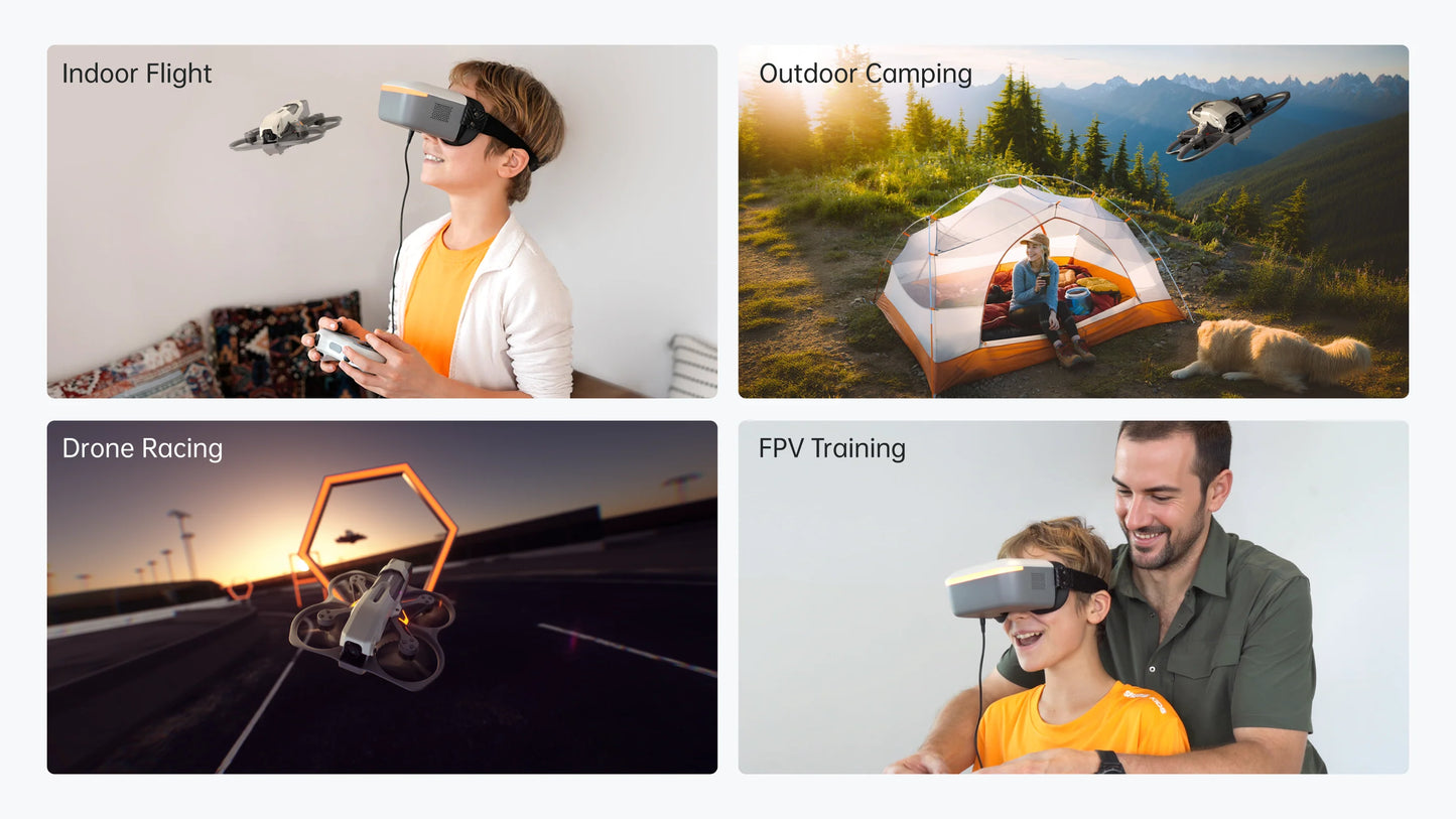 CADDXFPV Protos FPV Kit Racing Drone Radio Transmitter Alink FPV Goggles Ascent HD RC Quadcopter Mini Drone Toys as Gift