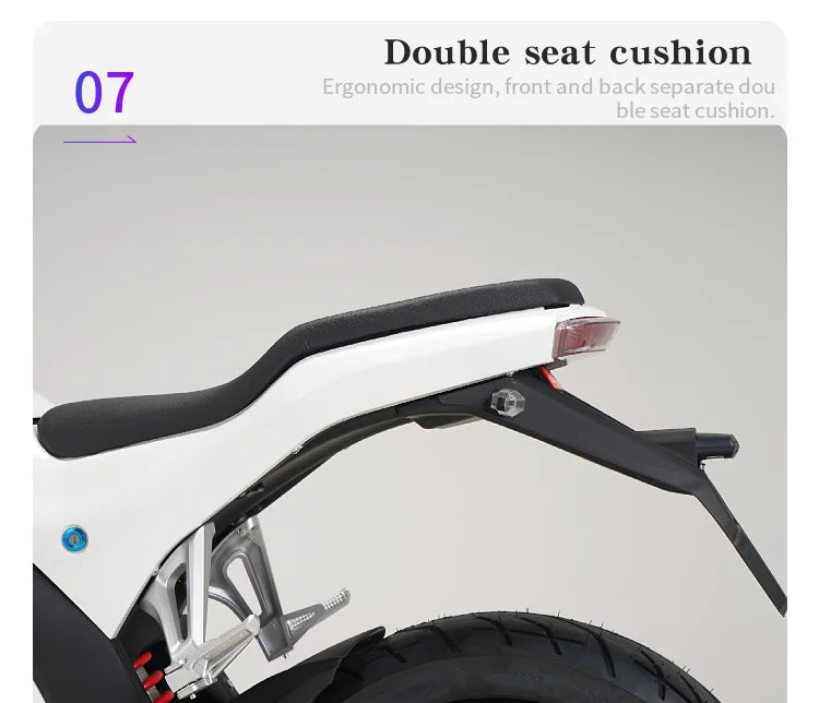 HAMA High Speed  Electric Sport Motorcycle 3000w Powerful Dual Lithium-ion Motos Electric Motorcycle 72v 150km Adult Streetbike