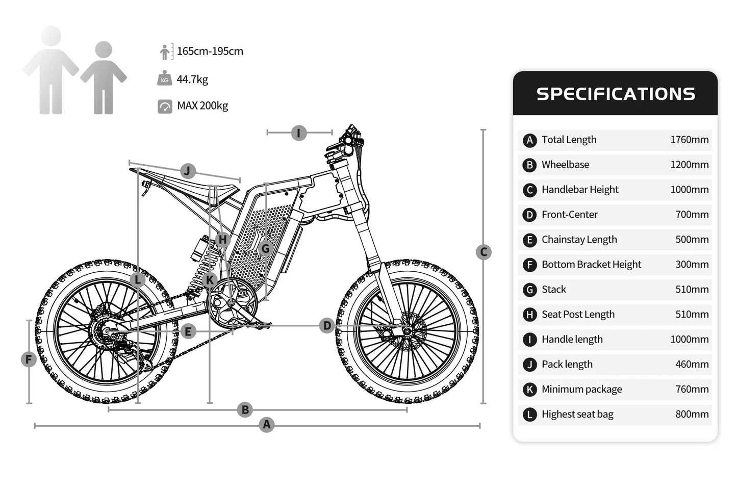 EKXBike X21 Readygo Adult E-bike 2000W Powerful Motor 48V35AH Battery 55km/h Speed 20'x4.0 Tires Ideal for Snow Mountain Terrain