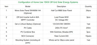 2026 Hot Sale Solar Off-Grid System Complete Kit With 5kw 10kw 15kw 20kw 25kw Inverter MPPT Controller Lithium Ion Battery