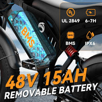 Electric for Adults, 30/38MPH 1500/2000W Peak Motor, 15/20/18/23Ah Long Range Teens Electric EBike with Dual, Customized
