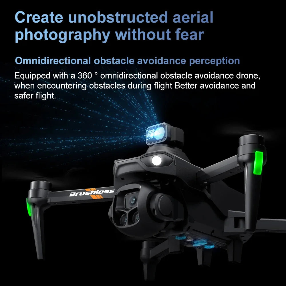Lenovo V916MAX GPS Return Drone 5G 8K HD 4K Dual Camera Dron Remote With Screen Laser Obstacle Avoidance Drone RC Toys Gifts FPV