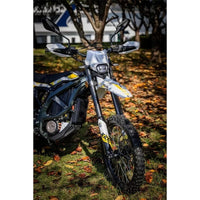 SXLL 2025 electric off-road motorcycle 12500W, suitable for mid-motor 60V 10.5Ah integrated battery, 3-speed, aluminum alloy fra