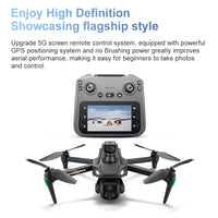 Lenovo V916MAX GPS Return Drone 5G 8K HD 4K Dual Camera Dron Remote With Screen Laser Obstacle Avoidance Drone RC Toys Gifts FPV