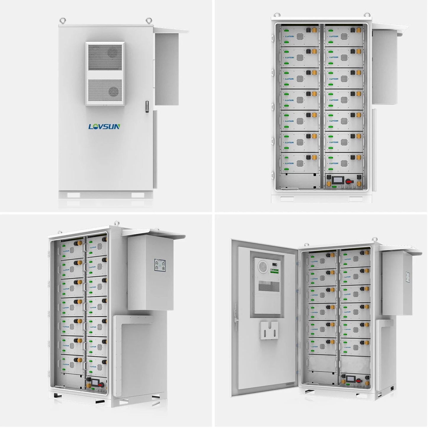 50KW 100KW 200KWh Modular BESS, Integrated Container Solar Battery Commercial Storage System