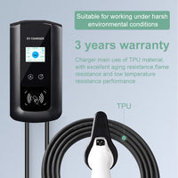 IPENGEN EV Charging Station 11KW Electric Vehicle Car Charger EVSE Wallbox Wallmount 16A Type2 Cable IEC62196 APP Control