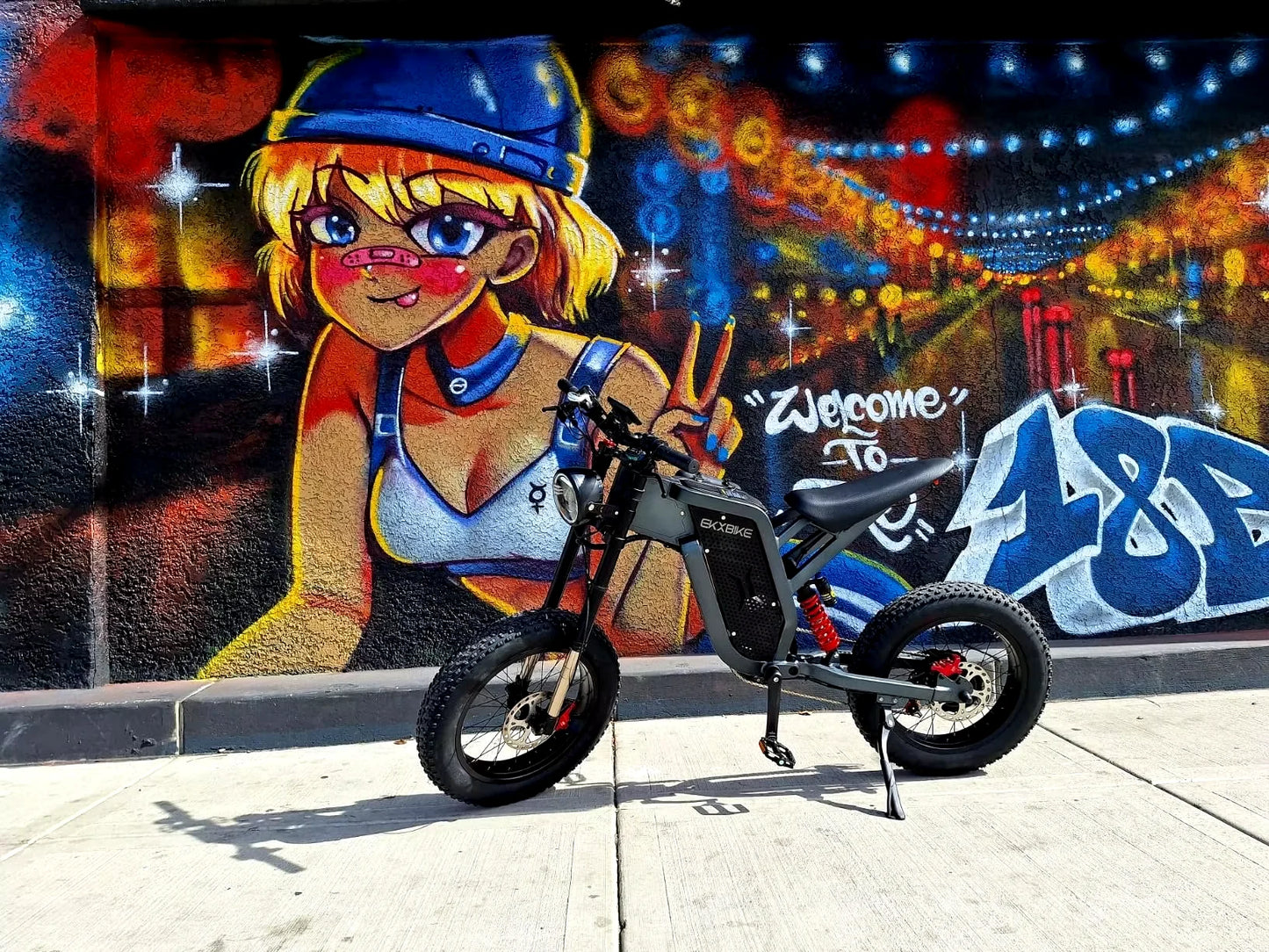 EKXBike X21 Readygo Adult E-bike 2000W Powerful Motor 48V35AH Battery 55km/h Speed 20'x4.0 Tires Ideal for Snow Mountain Terrain
