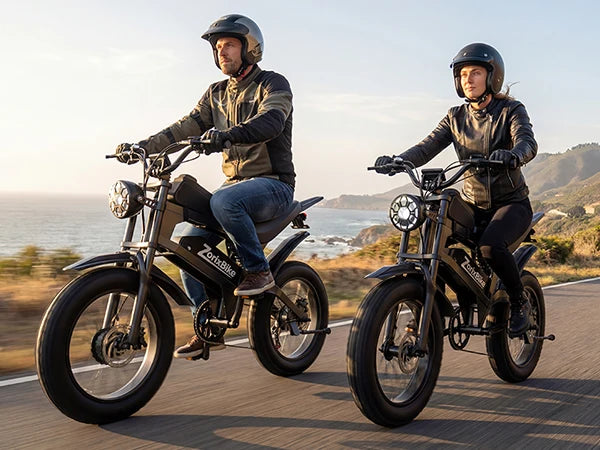 ZorixBike R8 Pro Adult Ebike–3000W Brushless Motor 35MPH 48V 20Ah Lithium-Ion Battery 60–80Mi Range Hydraulic Disc Brakes