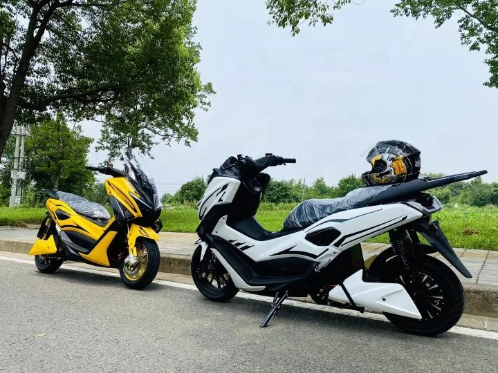 SXLL New 2000W 3000W 5000W electric scooter 72V 50AH steel lithium battery adult travel electric motorcycle