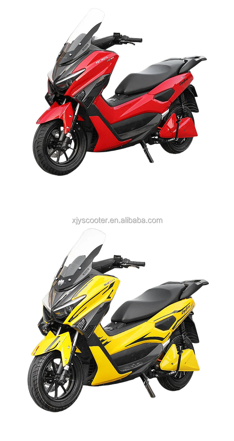 SXLL New 2000W 3000W 5000W electric scooter 72V 50AH steel lithium battery adult travel electric motorcycle