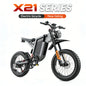 EKXBike X21 Readygo Adult E-bike 2000W Powerful Motor 48V35AH Battery 55km/h Speed 20'x4.0 Tires Ideal for Snow Mountain Terrain