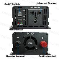 7000W Portable Solar Power Kit 600W High-Efficiency Panel + 100A Controller + 12V to 110V/220V Inverter Ideal for RV Camping