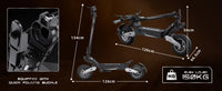 OOTD T10 900W Electric Scooter 48V 13.5AH/18AH Battery Range 28-37Miles 11" Off-Road Tires Foldable Lightweight Mobility Scooter