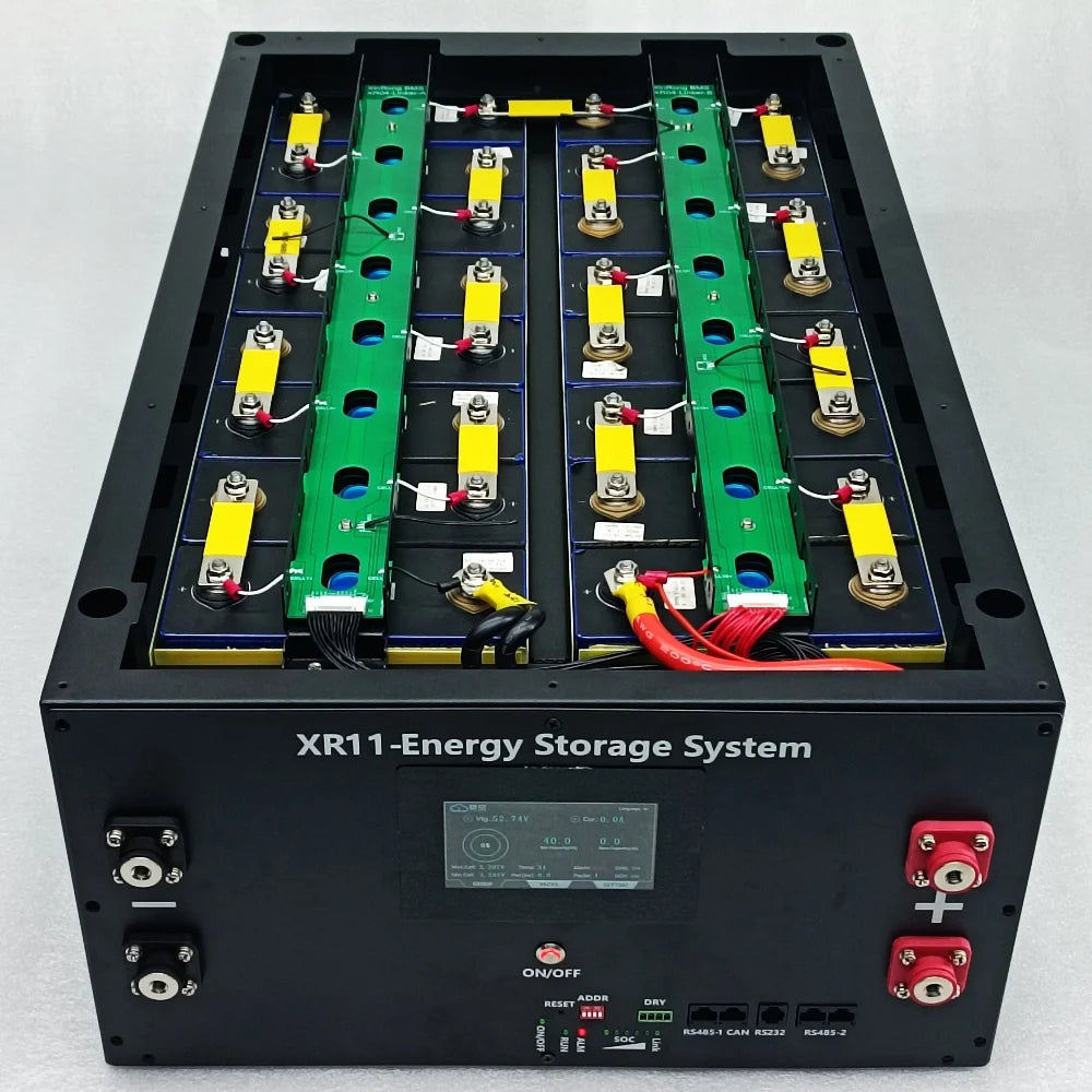 JK Inverter BMS V19 4.3 LCD  XR11-48V280AH 16S 51.2V LiFePO4 Battery Box DIY Kit For EVE CATL 280 310AH Solar Home Energy Storag