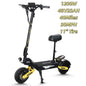 1200W Off Road Electric Scooter for Adults 48V Long Range E-Scooter 30MPH Fast Speed 11" Tubeless Tire Foldable Kick Scooter