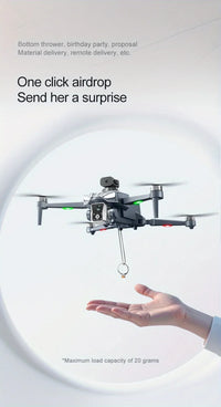 K18MAX GPS Drone 8K HD Camera 4.5 Inch Screen Remote FPV Smart Obstacle Avoidance Auto Return Foldable Quadcopter Birthday Gift