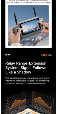 M24 GPS Drone 8K Camera Gift Delivery 5G Video Transmission Large Touch Screen Smart Obstacle Avoidance RC Quadcopter Gift Box