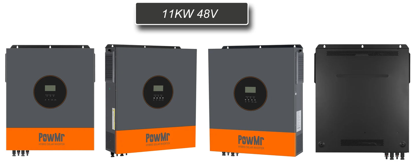 US Stock 6.2KW 11KW Hybrid Solar Inversor 48VDC to 230VAC Wtih 120A 150A MPPT Solar Charge Parallel Inverter Fit Lithium Battery