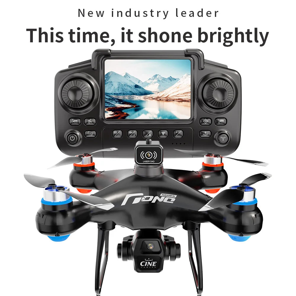 Dual Camera Screen-Controlled Aerial Drone with Cool Night Navigation Lights - Remote Control UAV Toy