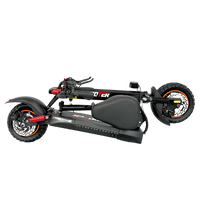 800W Powerful Electric Scooter 48V 13Ah Max Speed 45km/h Long Range 10'' Tires Dual Shock Absorbing Folding EScooter for Adults