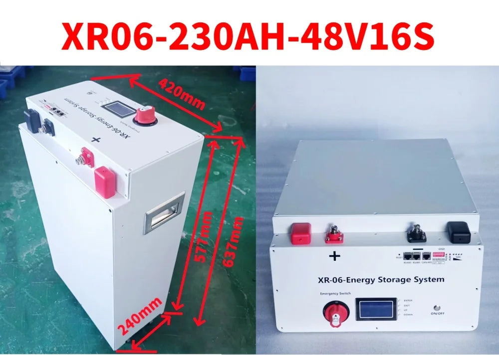 JK Inverter BMS V19 4.3 LCD  XR11-48V280AH 16S 51.2V LiFePO4 Battery Box DIY Kit For EVE CATL 280 310AH Solar Home Energy Storag