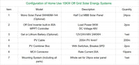 2026 Hot Sale Solar Off-Grid System Complete Kit With 5kw 10kw 15kw 20kw 25kw Inverter MPPT Controller Lithium Ion Battery