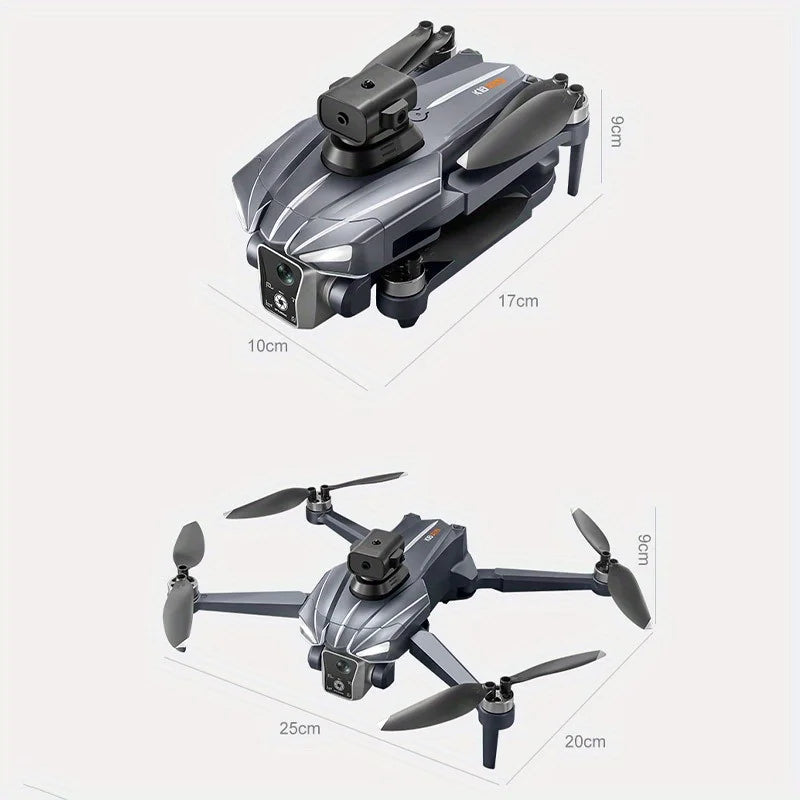 K18MAX GPS Drone 8K HD Camera 4.5 Inch Screen Remote FPV Smart Obstacle Avoidance Auto Return Foldable Quadcopter Birthday Gift