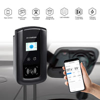 IPENGEN EV Charging Station 11KW Electric Vehicle Car Charger EVSE Wallbox Wallmount 16A Type2 Cable IEC62196 APP Control
