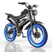 ZorixBike R8 Pro Adult Ebike–3000W Brushless Motor 35MPH 48V 20Ah Lithium-Ion Battery 60–80Mi Range Hydraulic Disc Brakes