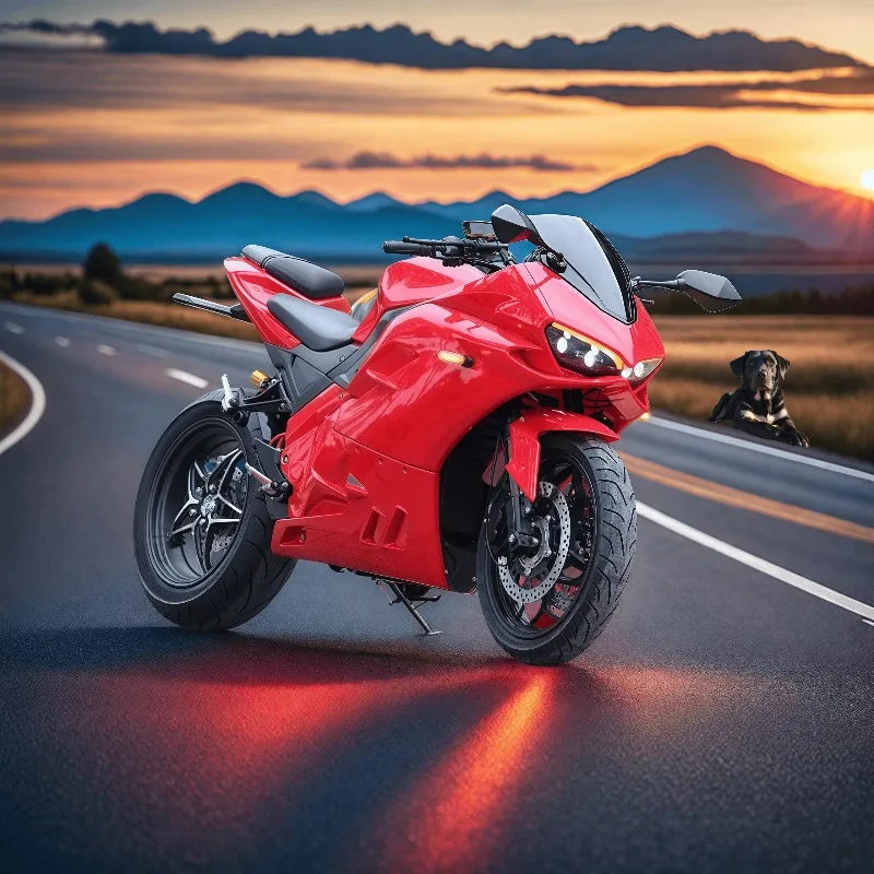 Rs Off-road electric racing motorcycle 5000W 8000w high-power electric motorcycle 72V 2-wheel electric sports motorcycle 150km/h