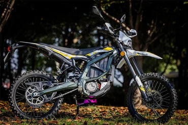 SXLL 2025 electric off-road motorcycle 12500W, suitable for mid-motor 60V 10.5Ah integrated battery, 3-speed, aluminum alloy fra
