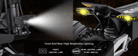 OOTD T10 900W Electric Scooter 48V 13.5AH/18AH Battery Range 28-37Miles 11" Off-Road Tires Foldable Lightweight Mobility Scooter