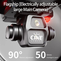 Dual Camera Screen-Controlled Aerial Drone with Cool Night Navigation Lights - Remote Control UAV Toy