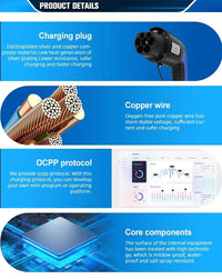 Commercial New Energy Vehicle Charging Pile CCS Electric Car Charger Floor Mounted EV Solar DC Fast Charging Station