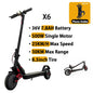 New Electric Scooter X6 for Adults 500W Power Electric Scooter with Dual Shock Absorption Light Weight Foldable E-scooter