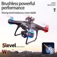 Dual Camera Screen-Controlled Aerial Drone with Cool Night Navigation Lights - Remote Control UAV Toy