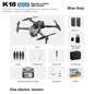 K18MAX GPS Drone 8K HD Camera 4.5 Inch Screen Remote FPV Smart Obstacle Avoidance Auto Return Foldable Quadcopter Birthday Gift