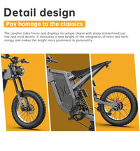 EKXBike X21 Readygo Adult E-bike 2000W Powerful Motor 48V35AH Battery 55km/h Speed 20'x4.0 Tires Ideal for Snow Mountain Terrain