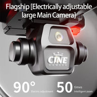 Dual Camera Screen-Controlled Aerial Drone with Cool Night Navigation Lights - Remote Control UAV Toy