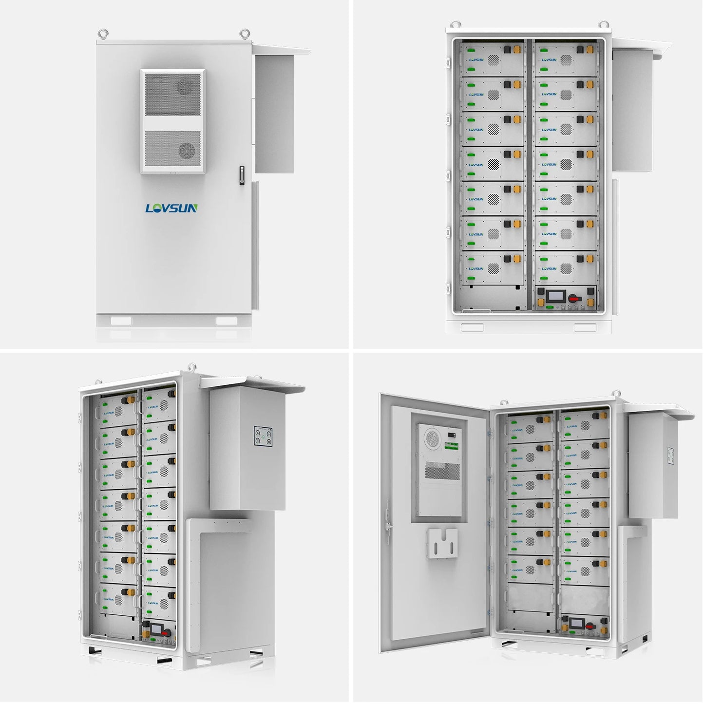 50KW 100KW 200KWh Modular BESS, Integrated Container Solar Battery Commercial Storage System