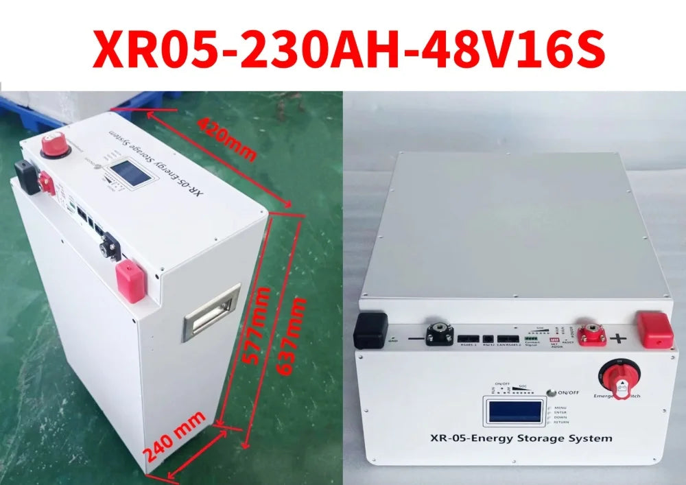 JK Inverter BMS V19 4.3 LCD  XR11-48V280AH 16S 51.2V LiFePO4 Battery Box DIY Kit For EVE CATL 280 310AH Solar Home Energy Storag