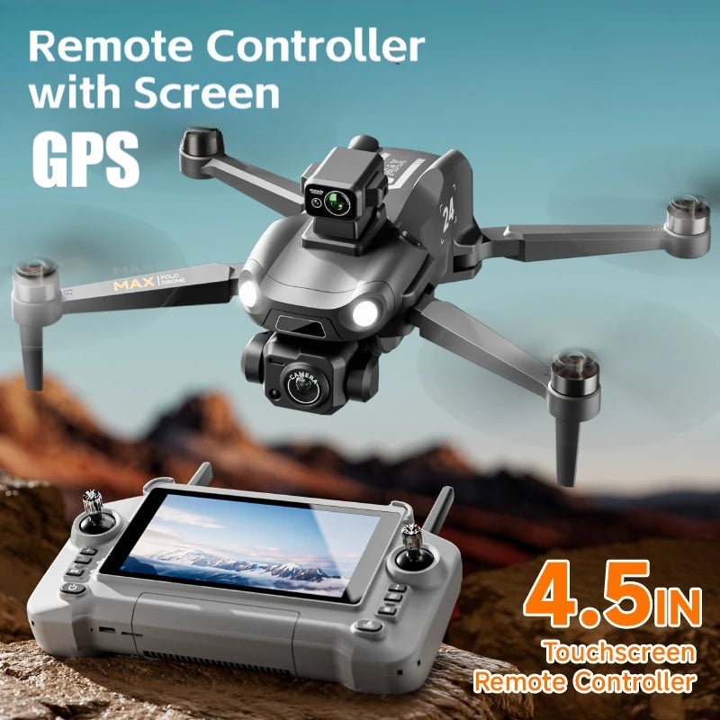 M24 GPS Drone 8K Camera Gift Delivery 5G Video Transmission Large Touch Screen Smart Obstacle Avoidance RC Quadcopter Gift Box