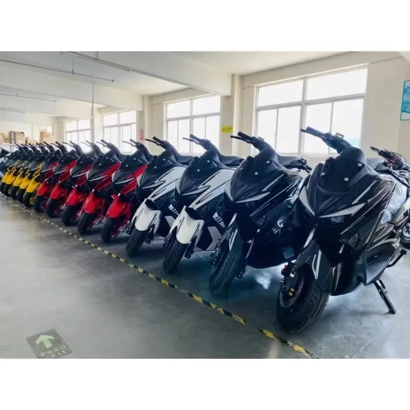 SXLL New 2000W 3000W 5000W electric scooter 72V 50AH steel lithium battery adult travel electric motorcycle