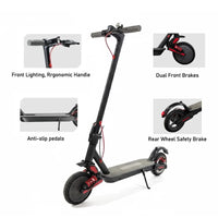 New Electric Scooter X6 for Adults 500W Power Electric Scooter with Dual Shock Absorption Light Weight Foldable E-scooter