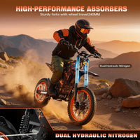 Electric Dirt Bike for Teens Adults Age 13+, 3000W Peak Ebike, 36 Mph Speed, Equipped with 48V 20.8AH, Customized