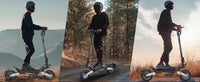 OOTD T10 900W Electric Scooter 48V 13.5AH/18AH Battery Range 28-37Miles 11" Off-Road Tires Foldable Lightweight Mobility Scooter