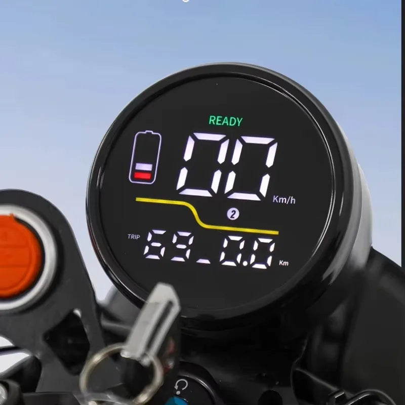 Rs Electric Bicycle Motorcycle Adult High Battery Life Lithium Battery 72V 5000W Output and Powerful Load Capacity Maximum Speed