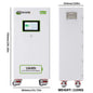 TCBWORTH 48V(51.2V) 314Ah Lithium Battery,200A BMS with CAN,RS485 Communication Interface,for Home Energy Storage,Solar System